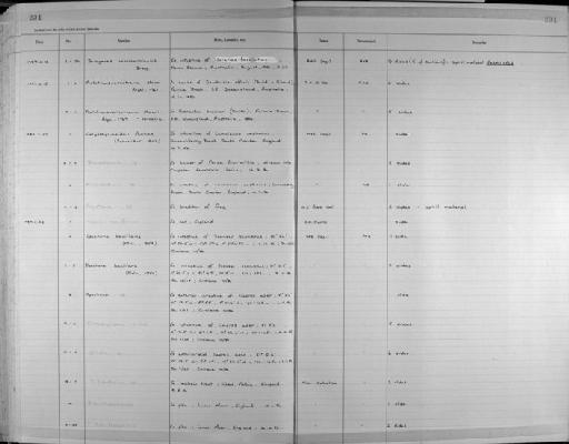 Tetraphyllidae - Zoology Accessions Register: Platyhelminth: 1981 - 1987: page 231