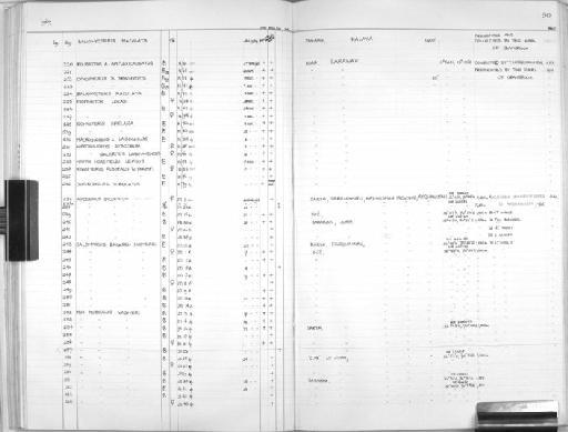 Myotis horsfieldii - Zoology Accessions Register: Mammals: 1967 - 1970: page 90