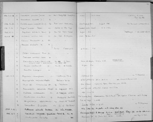 Callopora rylandi Bobin & Prenant, 1965 - Zoology Accessions Register: Bryozoa: 1971 - 1986: page 162