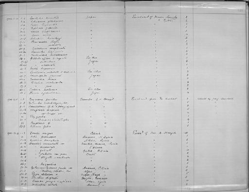 Clausilia strigata Pfeiffer - Zoology Accessions Register: Mollusca: 1900 - 1905: page 181