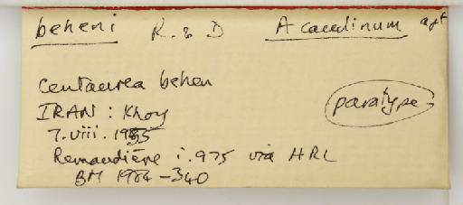 Acaudinum (Protacaudinum) beheni Remaudiere & Davatchi, 1959 - 014762287_additional