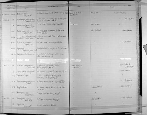 Anomotaenia pencillata Furh, 1908 - Zoology Accessions Register: Platyhelminth: 1971 - 1981: page 200