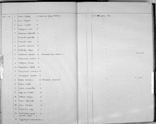 Omalosecosa ramulosa (Linnaeus, 1767) - Zoology Accessions Register: Bryozoa: 1971 - 1986: page 57