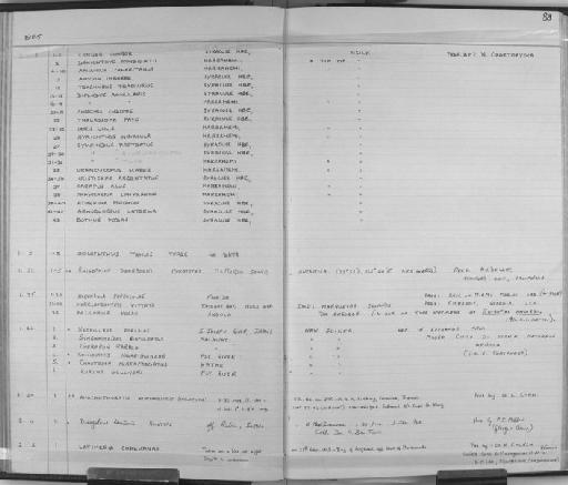 Apogon imberbe - Zoology Accessions Register: Fishes: 1961 - 1971: page 83