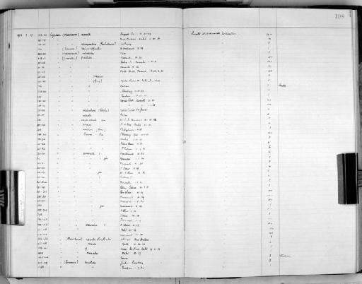 Cypraea (Monetaria) ethnographica (Rochebrune) - Zoology Accessions Register: Mollusca: 1938 - 1955: page 198