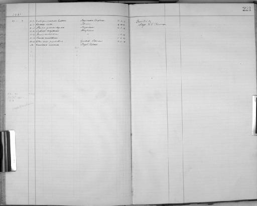 Turdoides caudatus salvadorii - Zoology Accessions Register: Aves (Eggs): 1900 - 1925: page 221