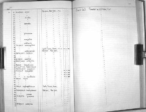 Pinicola enucleator - Zoology Accessions Register: Aves (Skins): 1961 -1971: page 282