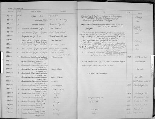 Helix ceroides Pfeiffer - Zoology Accessions Register: Mollusca: 1962 - 1969: page 30