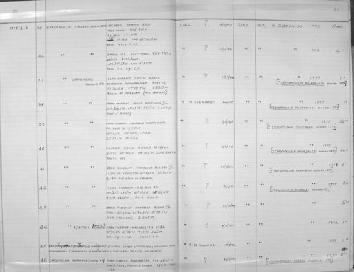 Caryophyllia calveri Duncan, 1873 - Zoology Accessions Register: Coelenterata: 1977 - 1981: page 36