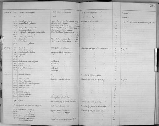 Ampullaria - Zoology Accessions Register: Mollusca: 1925 - 1937: page 231