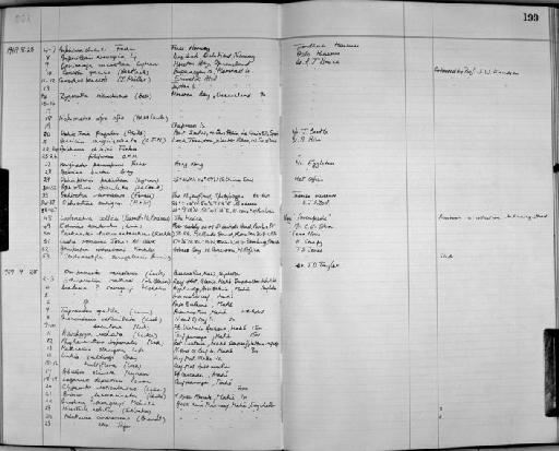 Astropecten michaelseni Koehler, 1914 - Zoology Accessions Register: Echinodermata: 1935 - 1984: page 199