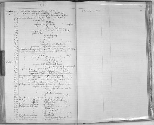 Uvigerina asperula Czizek - Zoology Accessions Register: Spongiida & Protozoa: 1887 - 1918: page 171