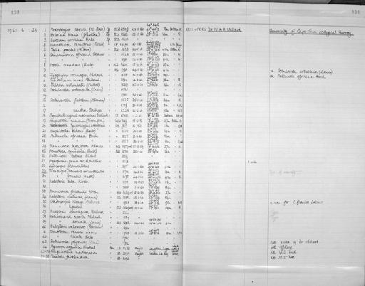 Aglaophenia pluma (Linnaeus, 1758) - Zoology Accessions Register: Coelenterata: 1958 - 1964: page 131