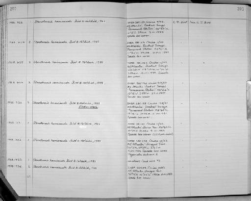 Stenotanais hamicauda Bird & Holdich, 1984 - Zoology Accessions Register: Crustacea: 1984 - 1991: page 200