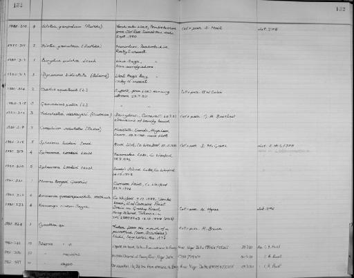 Palaemon - Zoology Accessions Register: Crustacea: 1976 - 1984: page 132
