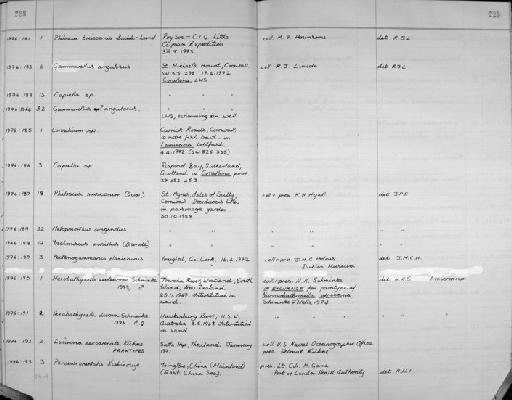 Caprella parvorder Caprellidira - Zoology Accessions Register: Crustacea: 1969 - 1976: page 228