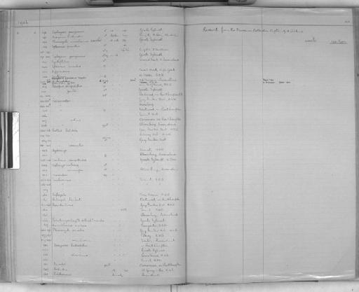 Hipposideros cervinus - Zoology Accessions Register: Mammals: 1921 - 1929: page 165