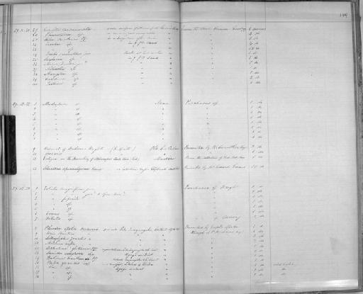 Ascaris - Zoology Accessions Register: Mollusca: 1857 - 1860: page 149