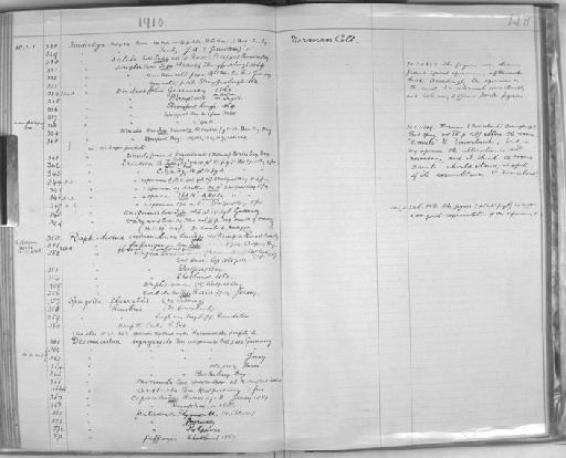 Desmacidon copiosa Bowerbank, 1869 - Zoology Accessions Register: Spongiida & Protozoa: 1887 - 1918: page 128