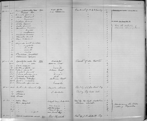 Trochus fournieri Crosse, 1863 - Zoology Accessions Register: Mollusca: 1894 - 1899: page 44