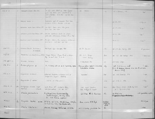 Prayoides beebei - Zoology Accessions Register: Coelenterata: 1964 - 1977: page 171