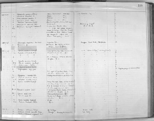 Ophiura sarsi ul - Zoology Accessions Register: Echinodermata: 1935 - 1984: page 119