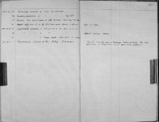 Alcyonidium gelatinosum cookae d'Hondt, 1983 - Zoology Accessions Register: Bryozoa: 1950 - 1970: page 223