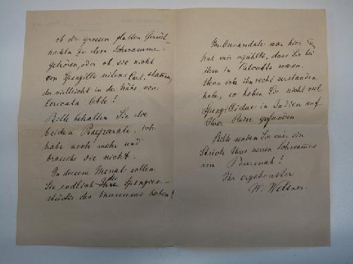 Spongilla loricata var. var. burmanica Kirkpatrick, 1908 - letter from 1882.3.22.1 to 3 (2)