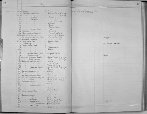 Coscinaraea ostreaeformis van der Horst - Zoology Accessions Register: Coelenterata: 1934 - 1951: page 42