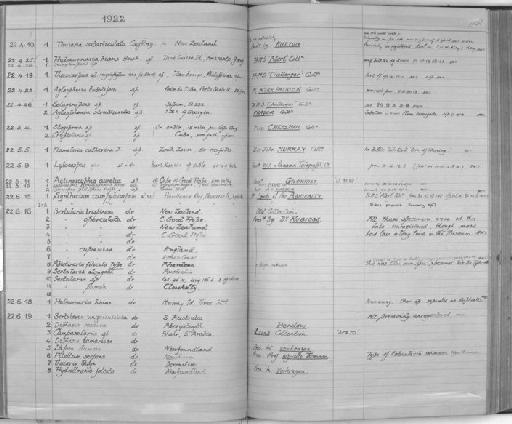 Thecocarpus Nutting, 1900 - Zoology Accessions Register: Coelenterata & Anthozoa: 1884 - 1934: page 118