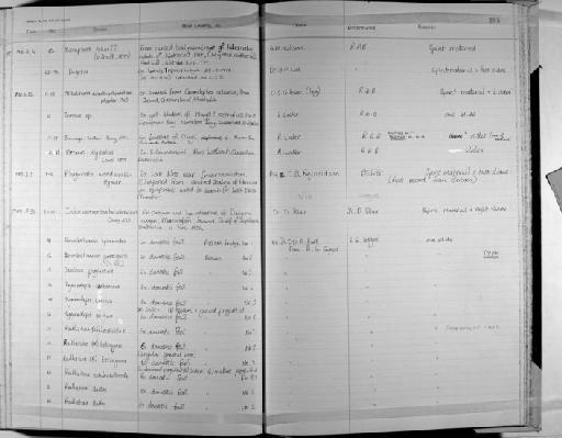 Davainea proglottina Davaire - Zoology Accessions Register: Platyhelminth: 1971 - 1981: page 205