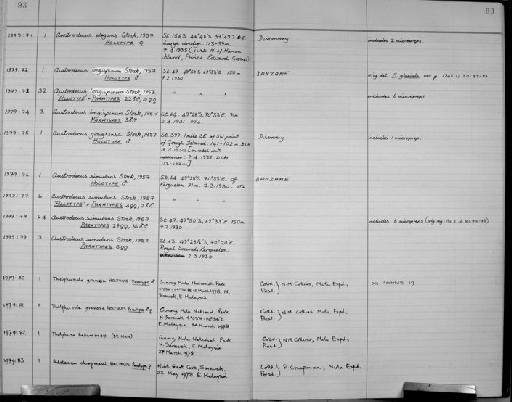 Austrodecus elegans Stock, 1957 - Zoology Accessions Register: Crustacea: 1976 - 1984: page 93