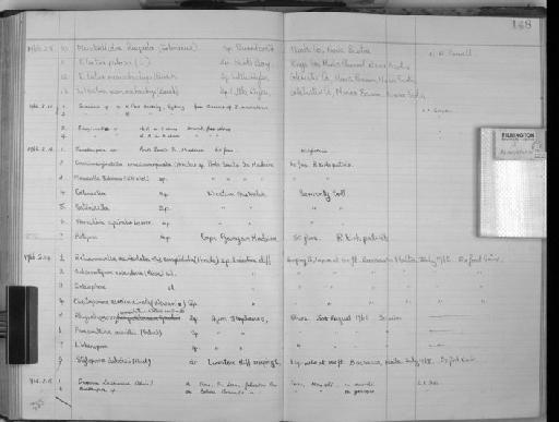 Conopeum laciniosa (Shier, 1964) - Zoology Accessions Register: Bryozoa: 1950 - 1970: page 148