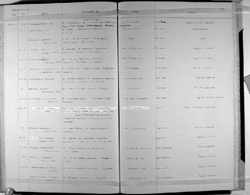 Bertiella studeri (Blanchard, 1891) - Zoology Accessions Register: Platyhelminth: 1971 - 1981: page 170