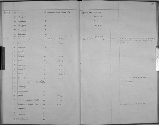 Caberea sp. - Zoology Accessions Register: Bryozoa: 1922 - 1949: page 98